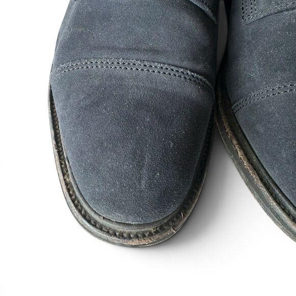 Alfred Sargent x J. Crew Men\'s UK 9.5 / US 10 Blue Suede Cap Toe Boots England main image 4